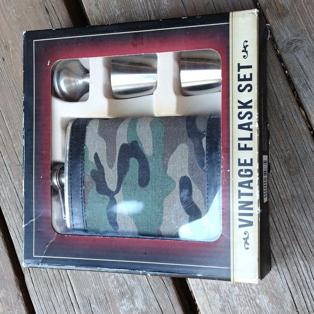 Vintage Flask Set